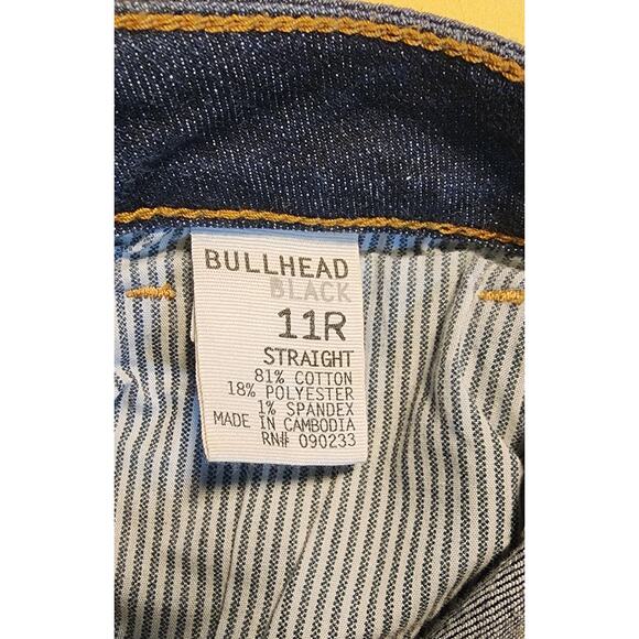 "Bullhead Black" Straight Leg Womens Jeans Size 11 - Picture 4 of 5